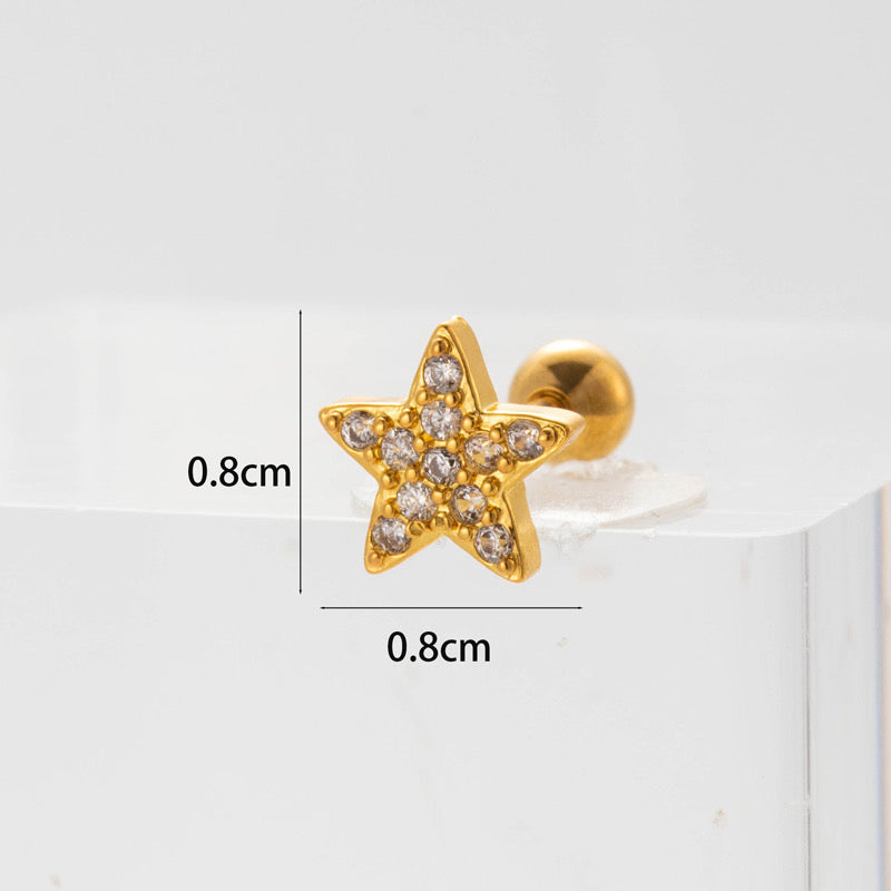 Aretes minis de estrella