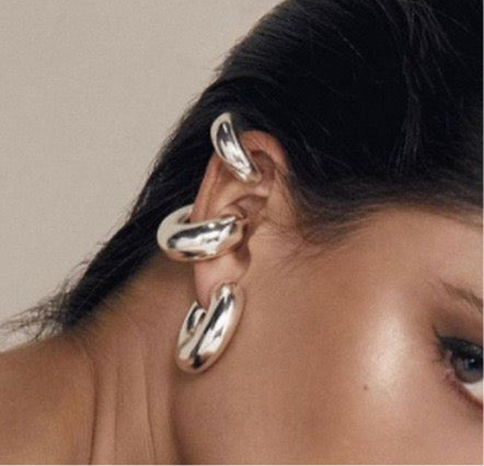 Aretes grandes de ojera “Hoop”